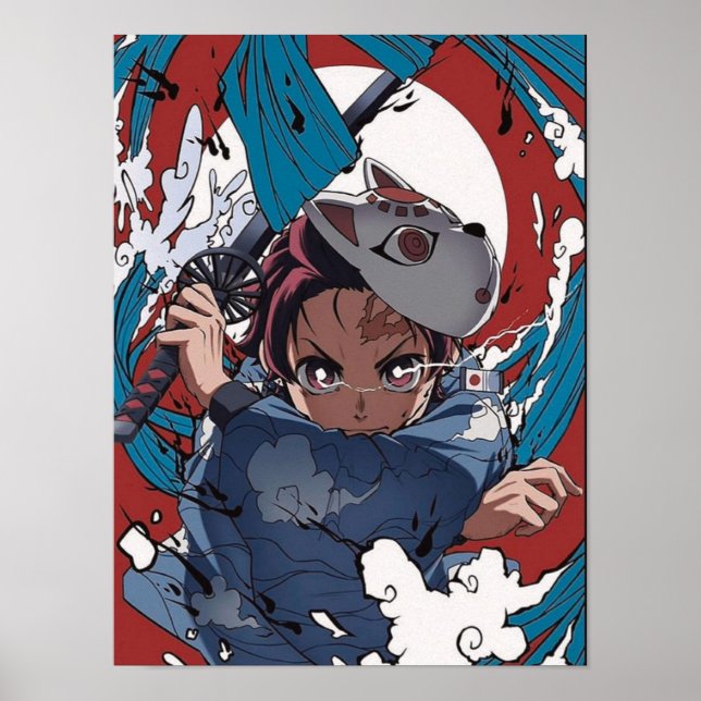 Póster Demon Slayer Tanjiro (Frente)