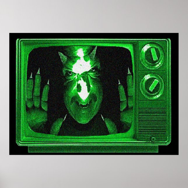 Póster Demon TV. (Frente)