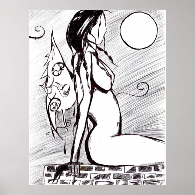 Póster demonio (Frente)