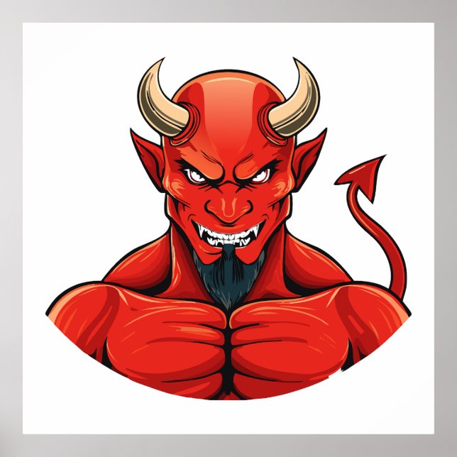 Póster Demonio  (Frente)