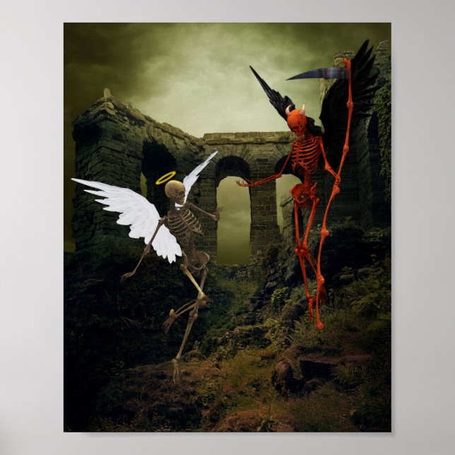 Póster Demonio Ángel Caído Diablo (Frente)