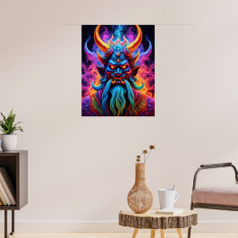 Póster Demonio japonés