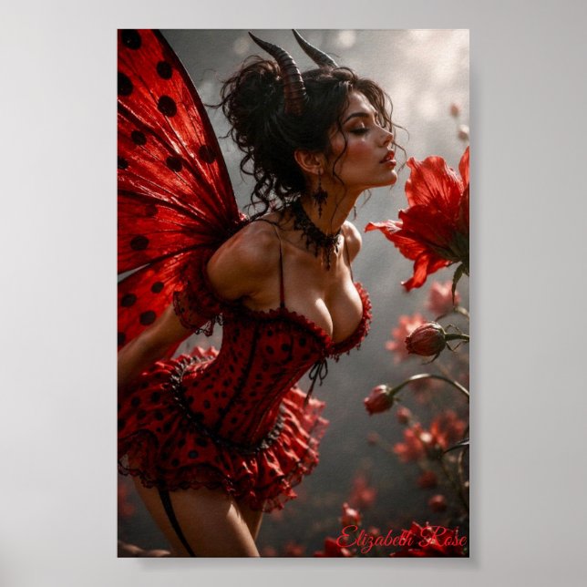 Póster Demonio Mariquita (Frente)