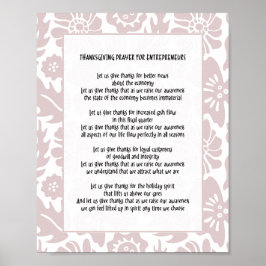 Póster Demos Las Gracias Jefe Floral Lady Prayer