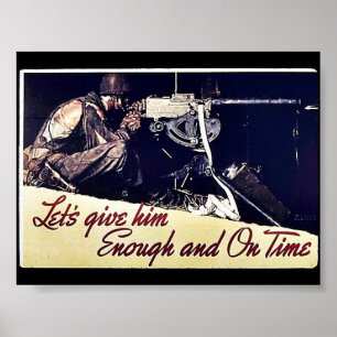 Póster Démosle lo suficiente y a tiempo