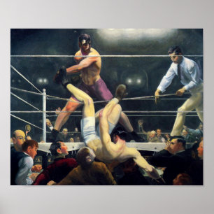 Póster Dempsey y Firpo