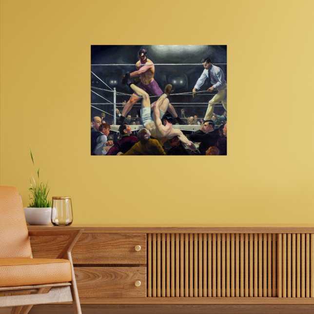 Póster Dempsey y Firpo | George Bellows | (Salón 2)