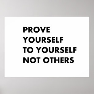 Póster Demuéstrate a ti mismo