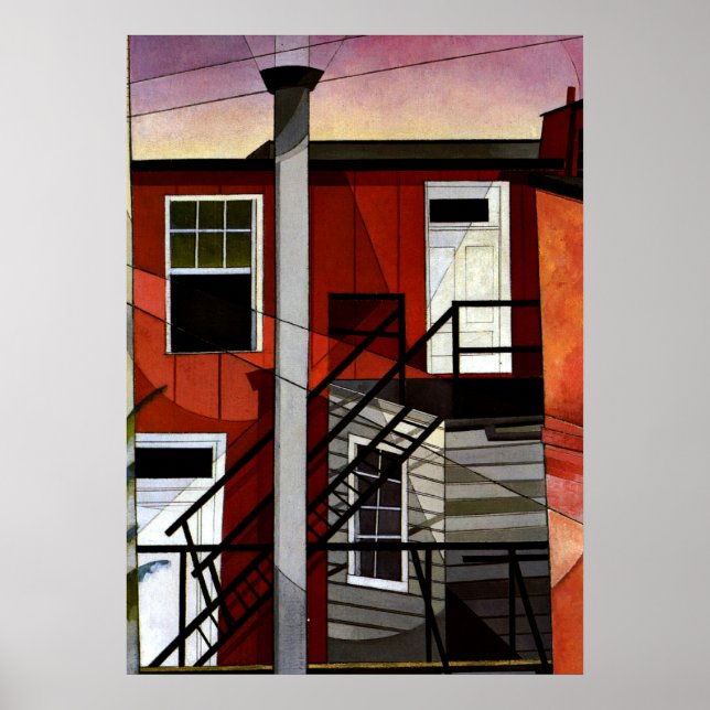 Póster Demuth - Comodidades modernas (Frente)