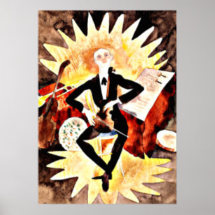 Póster Demuth - Músico