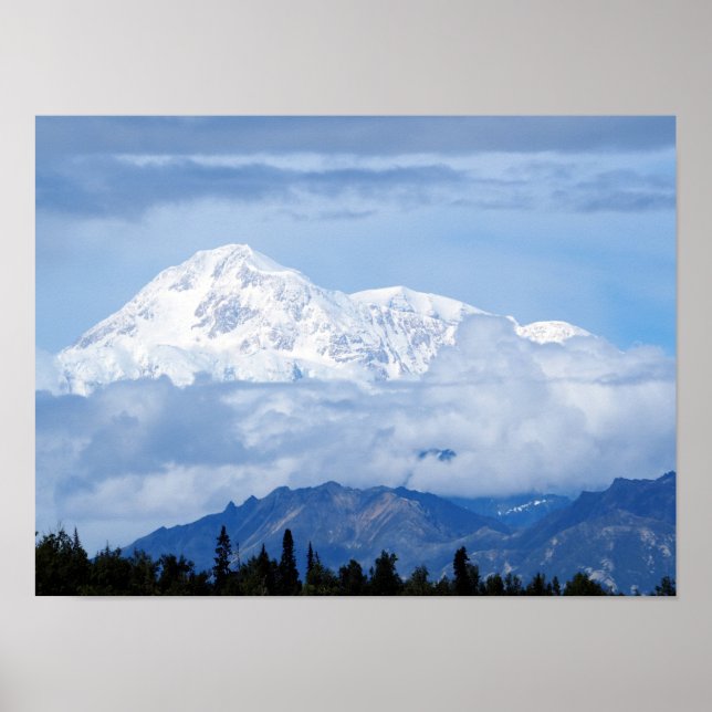 Póster Denali Alaska Mountain Photo (Frente)