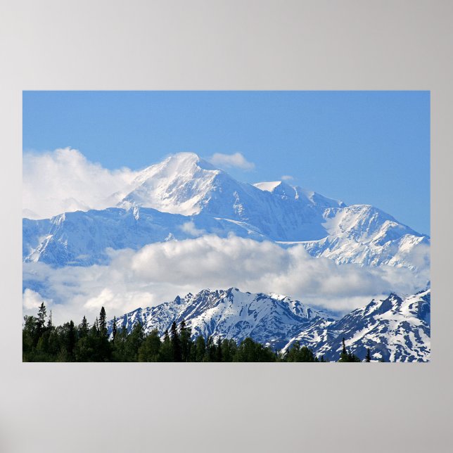 Póster Denali / Mt McKinley Alaska (Frente)