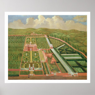 Póster Denham Place, Buckinghamshire, c.1695 (aceite sobr