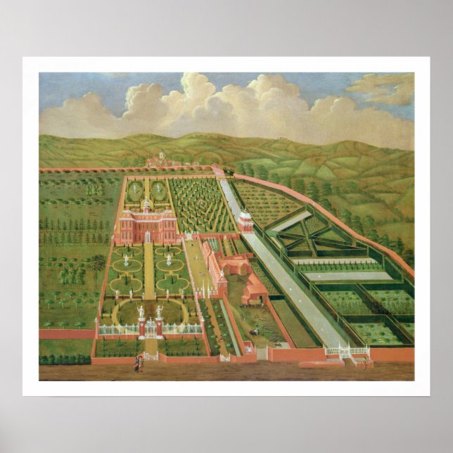Póster Denham Place, Buckinghamshire, c.1695 (aceite sobr (Frente)