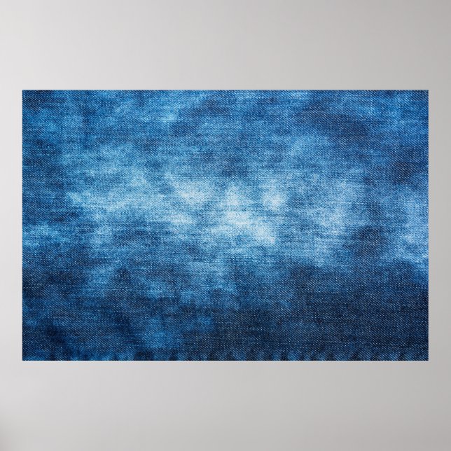 Póster Denim textura de tela desgastada para el fondo. Je (Frente)