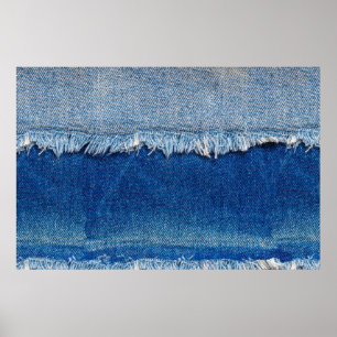 Póster Denim vaqueros de fondo. Tejidos de denim con b