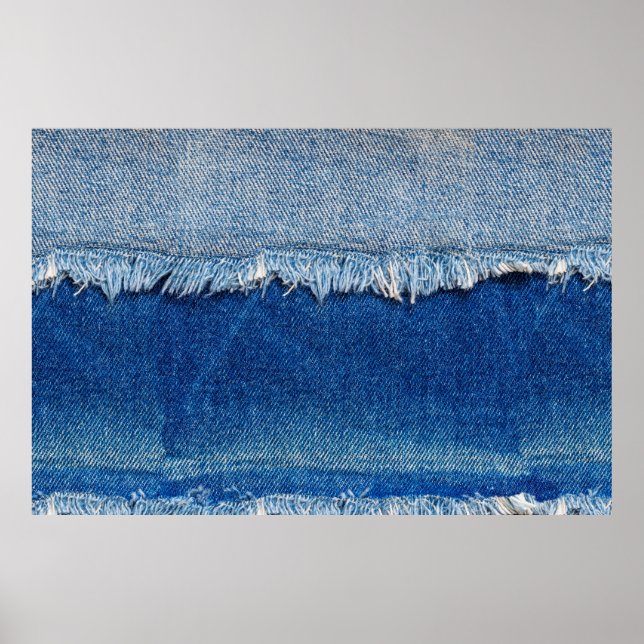 Póster Denim vaqueros de fondo. Tejidos de denim con b (Frente)