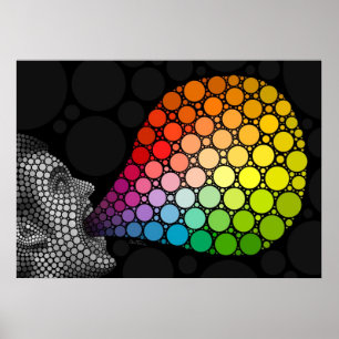 Póster Denme colores