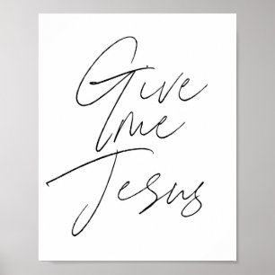 Póster Denme Jesus Script