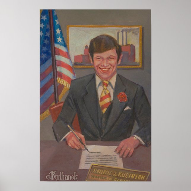 Póster Dennis Kucinich - Alcalde de Cleveland por Kulhane (Frente)