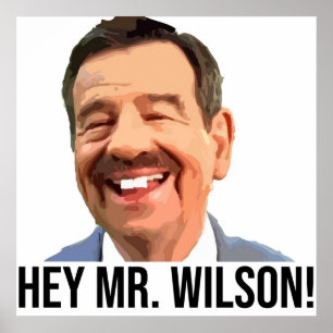 Póster Dennis la amenaza Hey Sr. Wilson