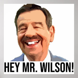 Póster Dennis la amenaza Hey Sr. Wilson