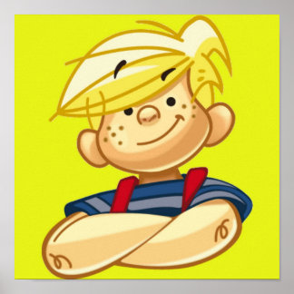 Póster Dennis The Menace Cartoon