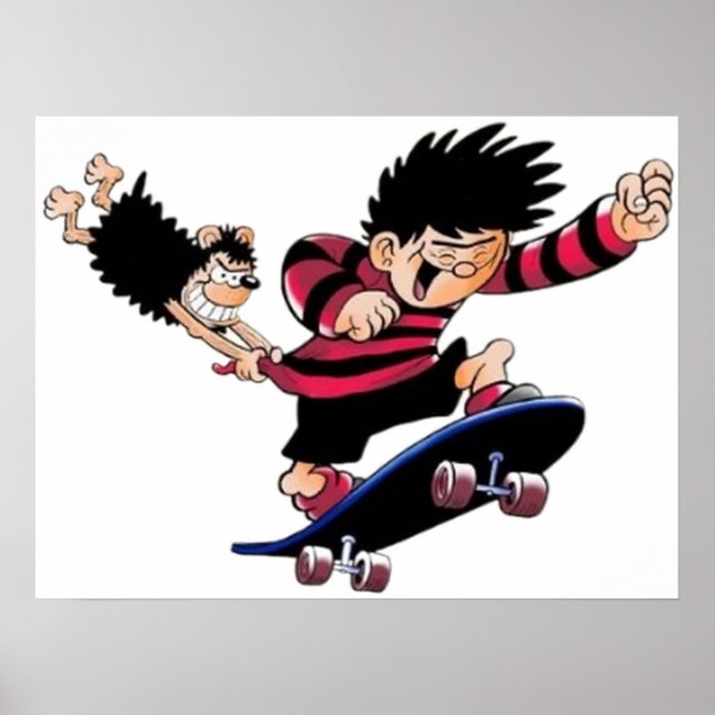 Póster Dennis y gnasher (Frente)