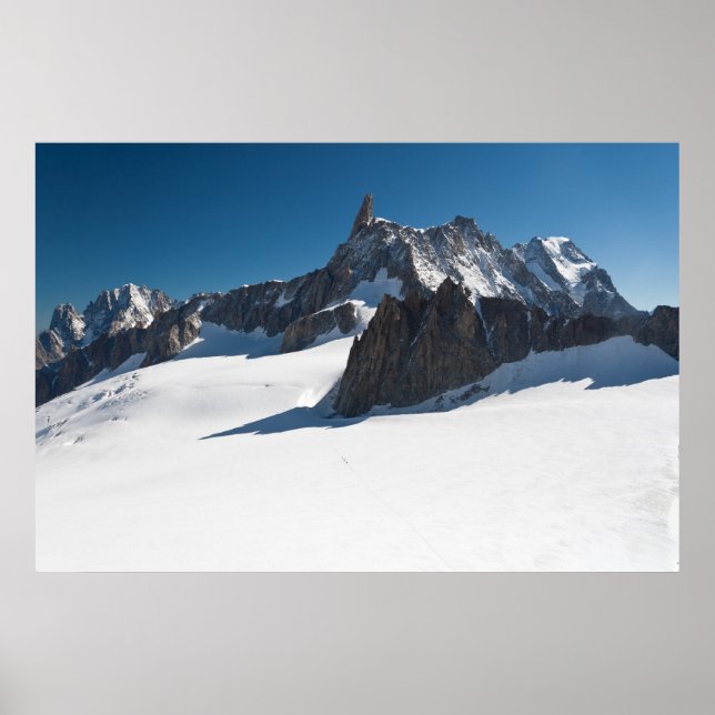 Póster Dent du Geant - Mont Blanc poster (Frente)