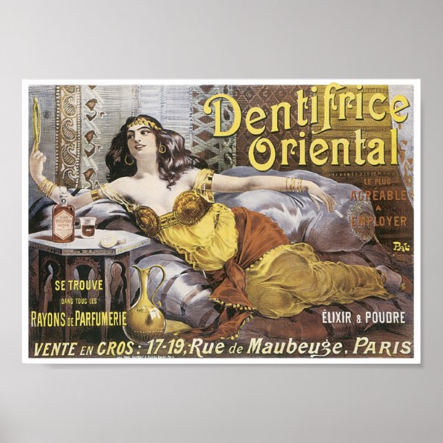 Póster Dentifrice Oriental (Frente)