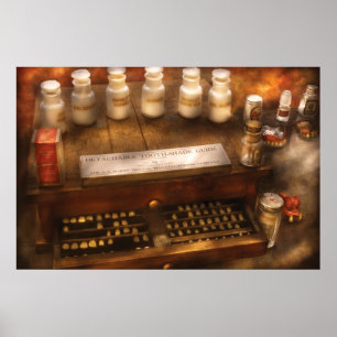 Póster Dentista - Guía de sombras dentales desmontables