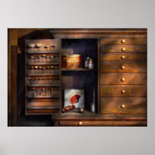 Póster Dentista - rebabas dentales