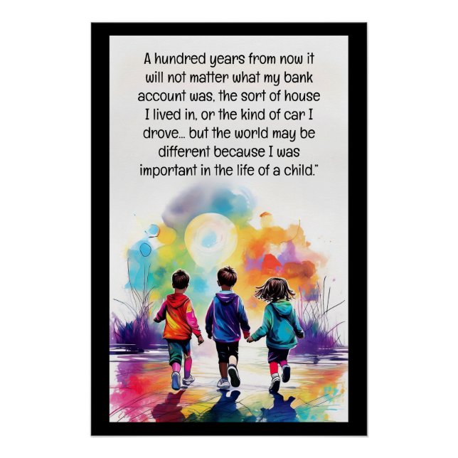 Póster Dentro de cien años (Anverso)