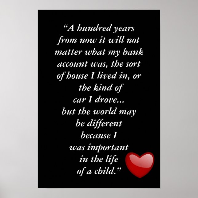 Póster dentro de cientos de años (Frente)