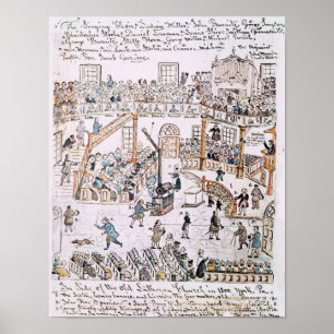 Póster Dentro de la Iglesia de la Antigua Luterana, Conda