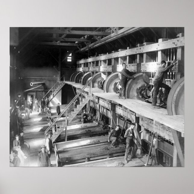 Póster Dentro del molino de oro de Deadwood Terra (Frente)