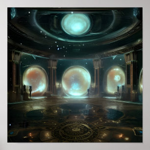 Póster Dentro del Palacio Astral (Observatorio)