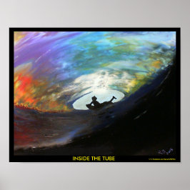 Póster Dentro del tubo