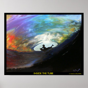 Póster Dentro del tubo