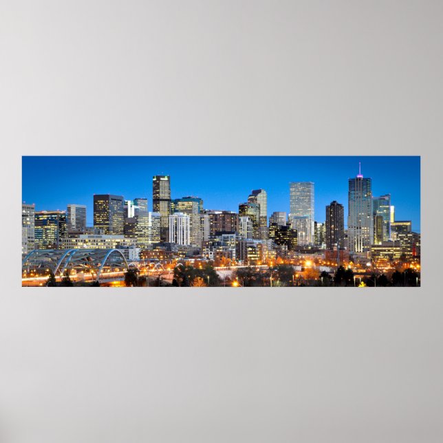 Póster Denver At Twilight (Frente)
