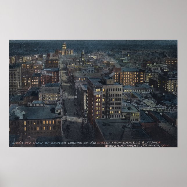 Póster Denver, Colorado (Frente)