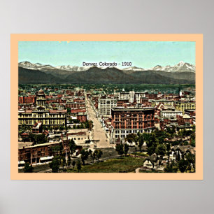 Póster Denver, Colorado - cosecha de 1910