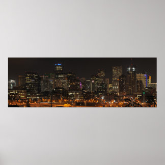 Póster Denver de noche... Halloween!