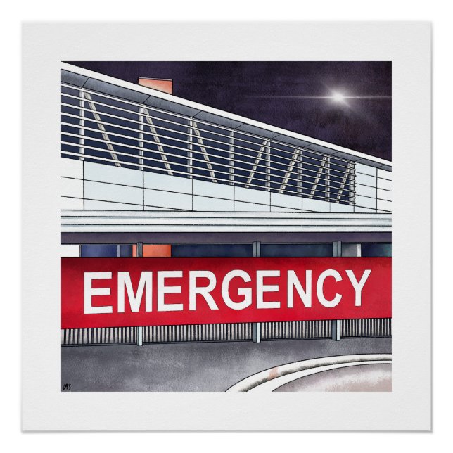 Póster Departamento de Emergencia (Anverso)