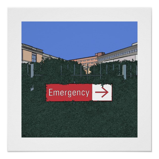 Póster Departamento de Emergencia (Anverso)