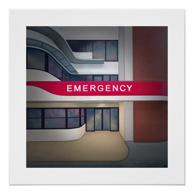 Póster Departamento de Emergencia (Anverso)