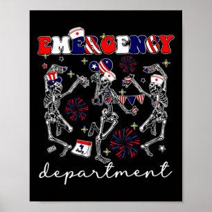 Póster Departamento de Emergencia del 4 de Julio Esquelet
