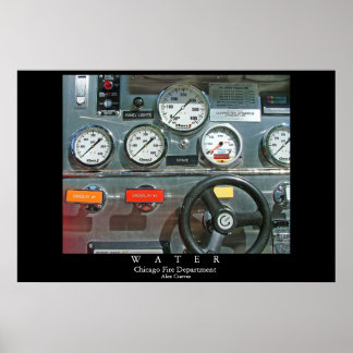 Póster Departamento de Incendios de Chicago