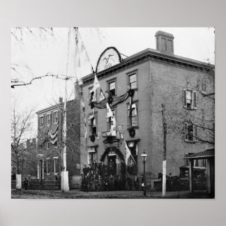 Póster Departamento de ropa de guerra civil, 1865