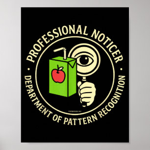 Póster Departamento Retro Profesional de Notificación de 